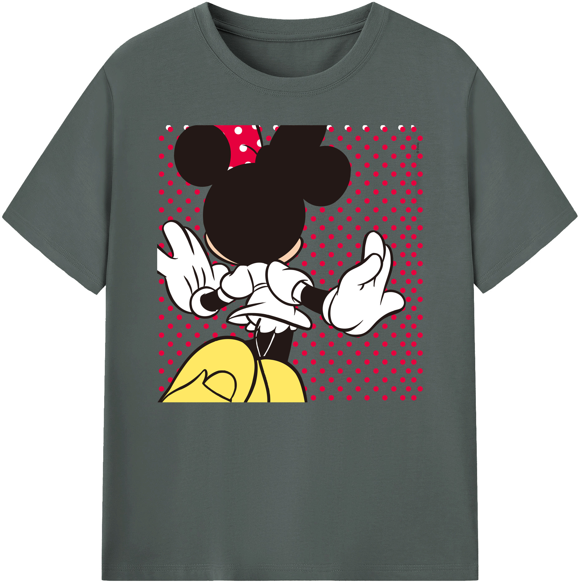 ミッキーマウス Mickey Mouse 綿100％ メンズ半袖Tシャツ｜肌触りやわらか＆通気性